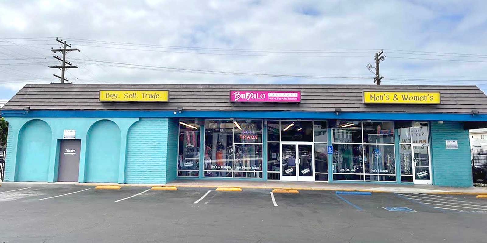 Exterior of Buffalo Exchange San Diego, Pacific Beach