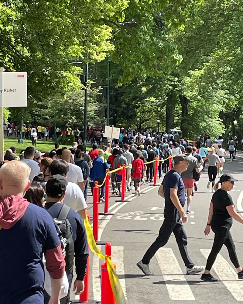 Attendees at the 2024 New York Aids Walk